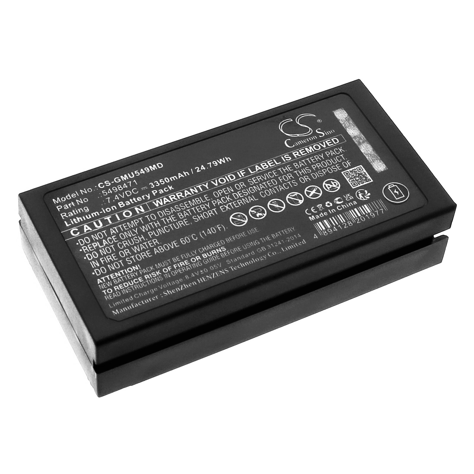 Batteri for medisinsk for GE bærbar ultralydmaskin, Vscan Access