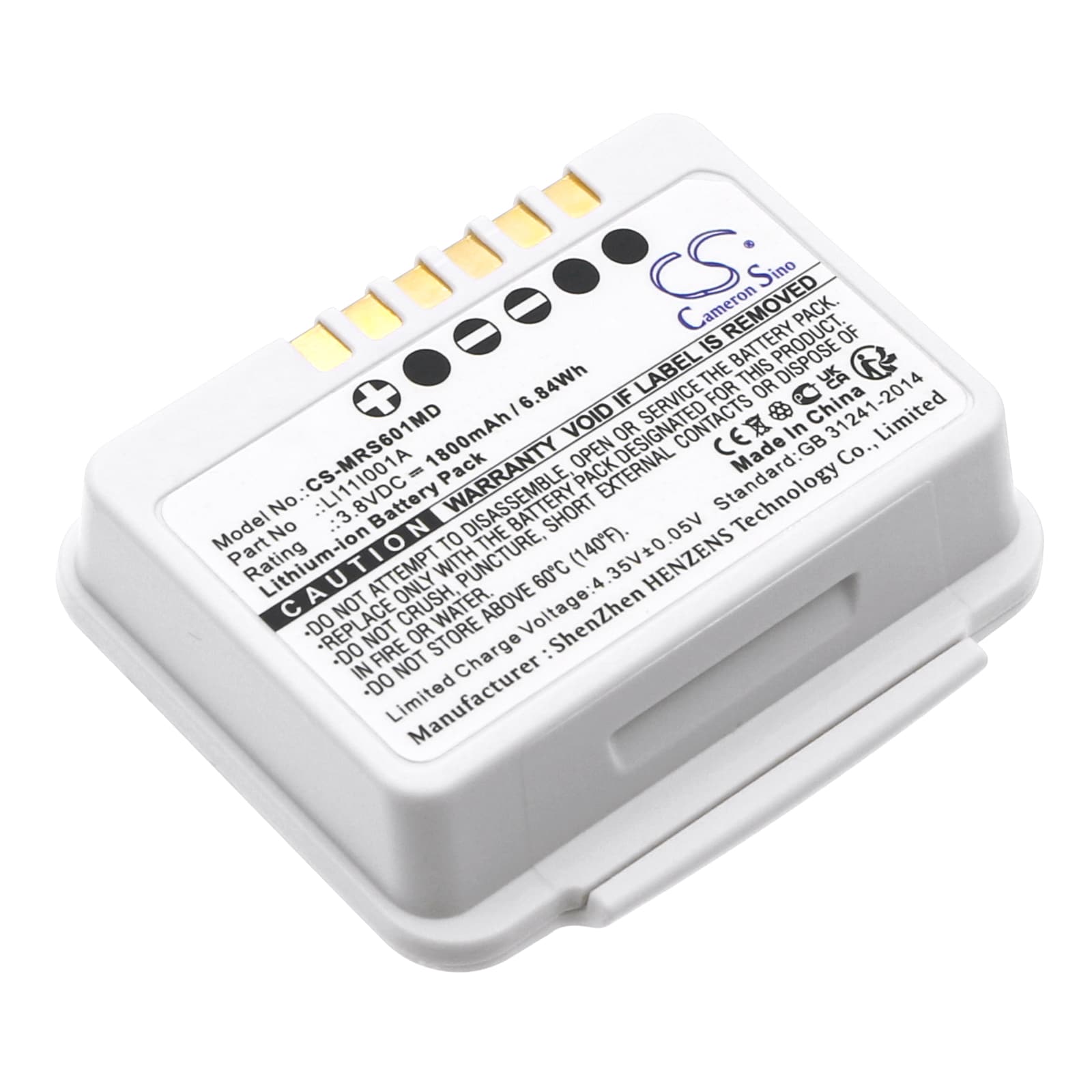 Batteri for medisinsk bruk for Mindray TMS-6016, BP10