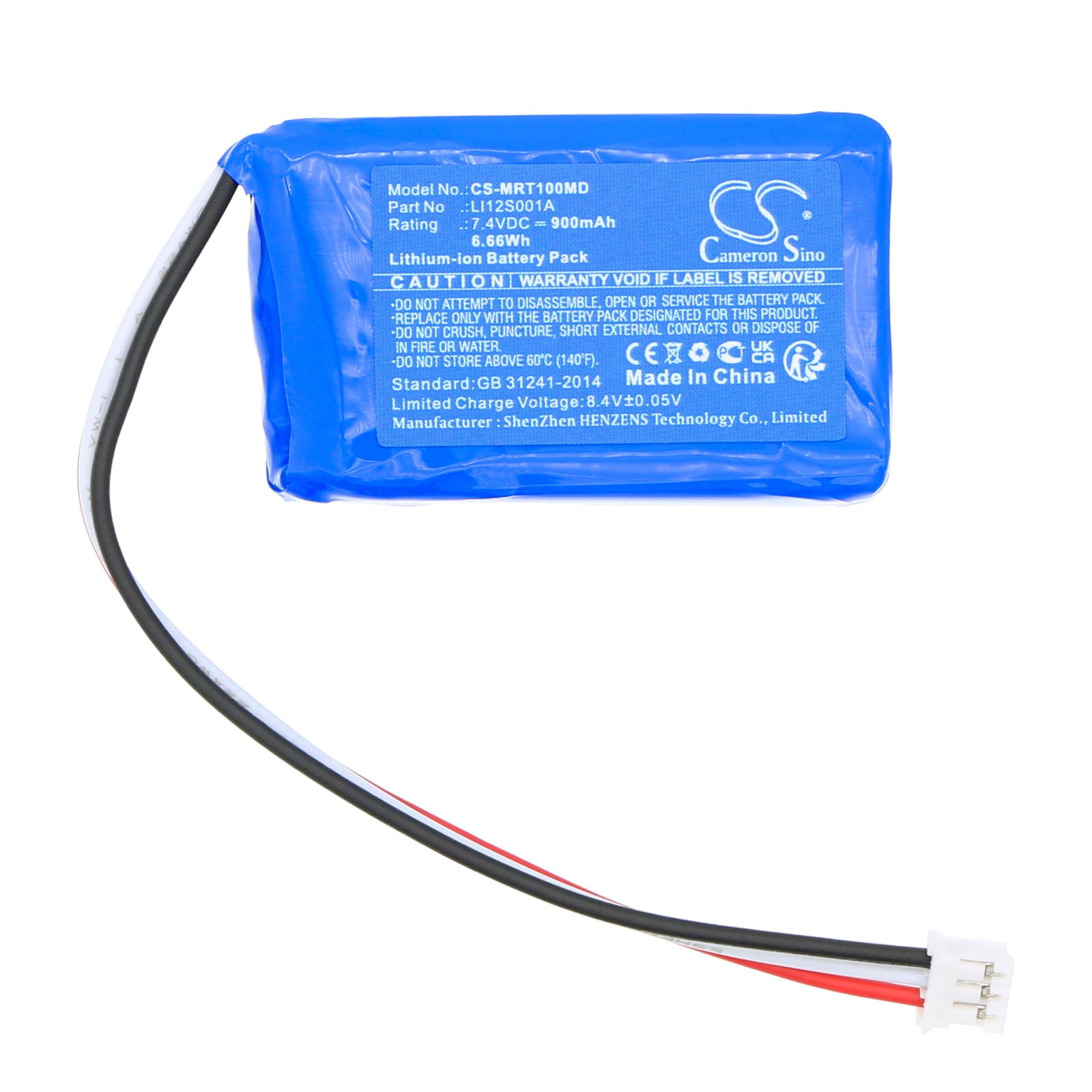 Batteri for medisinsk for Mindray Beneview T1 pasientmonitor