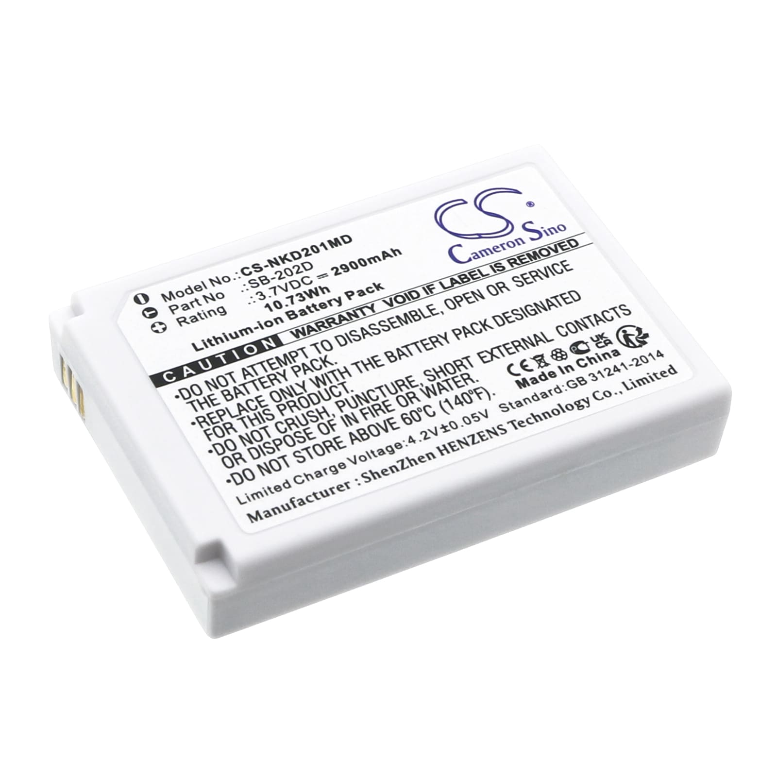 Batteri for medisinsk bruk for Nihon Kohden CardioAir ECG-2010