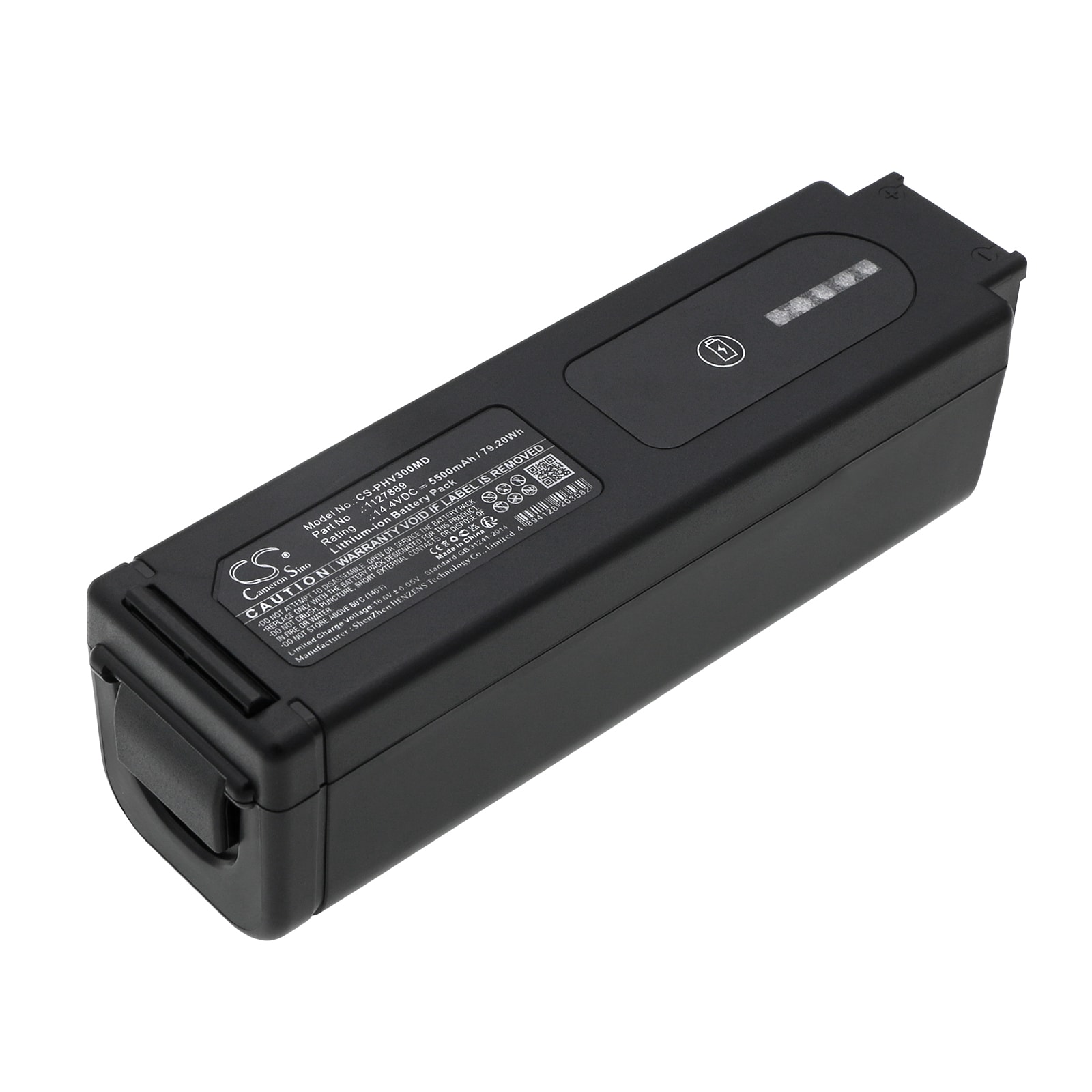 Batteri for medisinsk bruk for Philips Trilogy EV300, HRC2 Avtakbar, Trilogy Evo