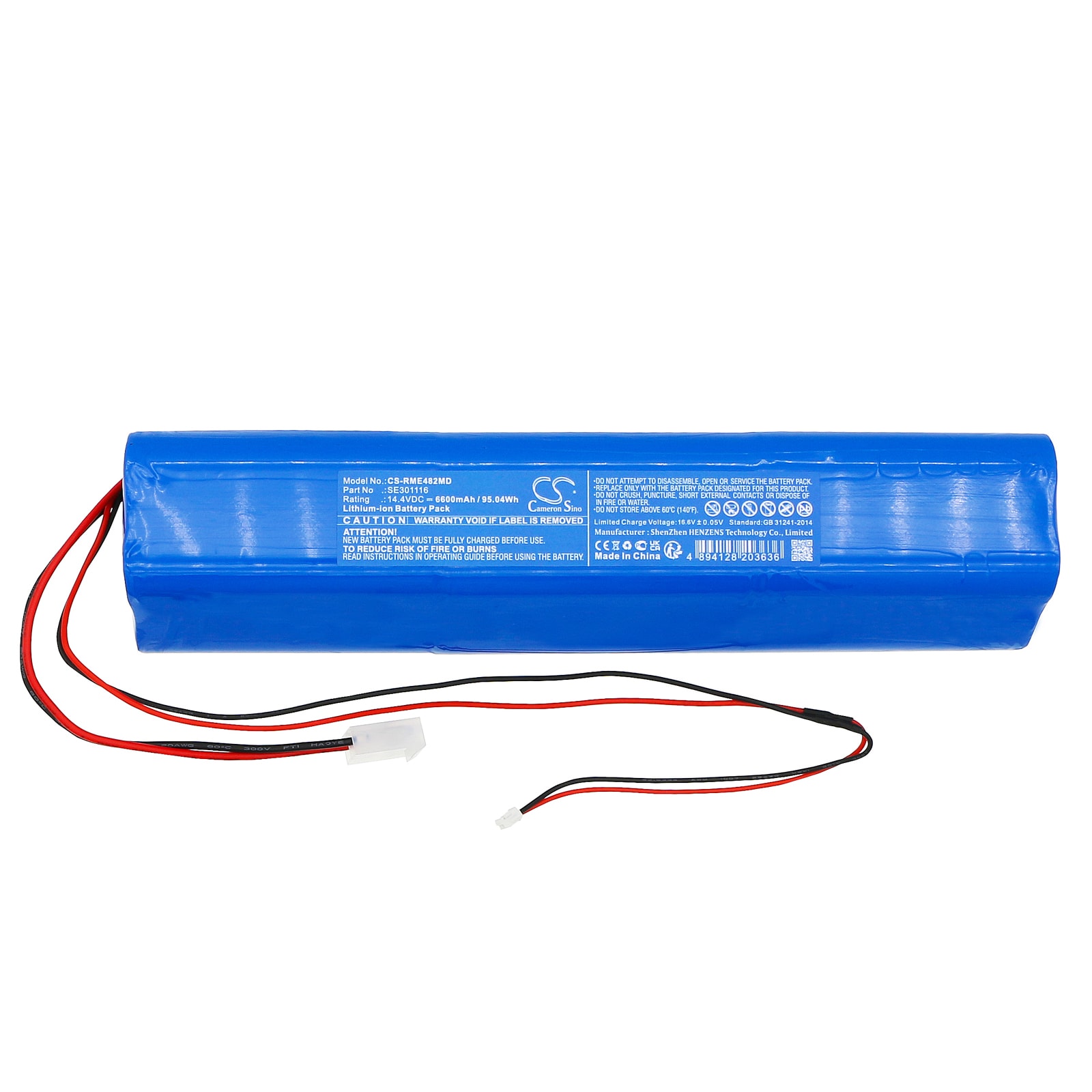 Batteri til ResMed Elisée 150 / Saime respirator / batteri til medisinsk respirator