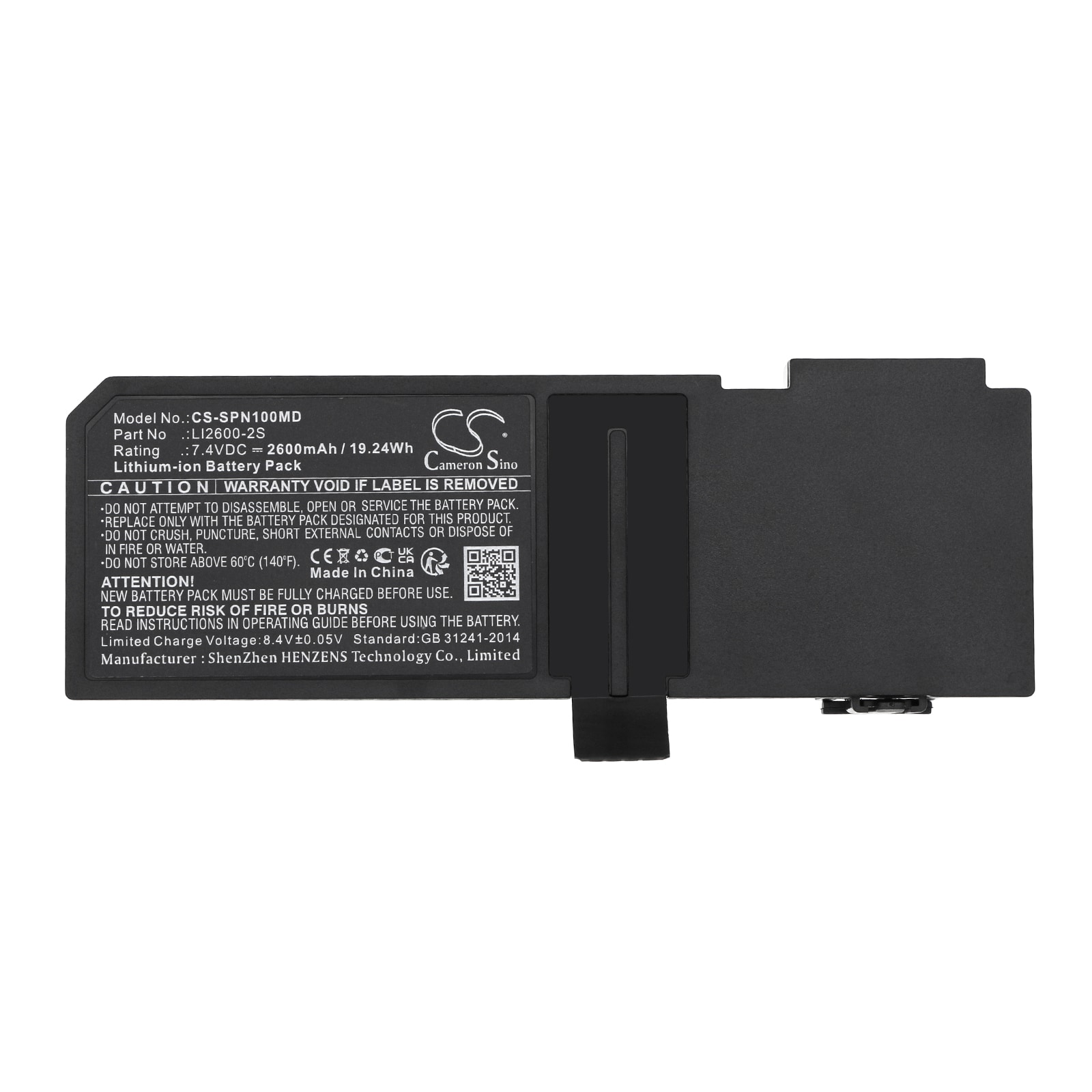 Batteri for medisinsk bruk for SinoMDT SN-S1, SN-A1, SN-A2T osv.