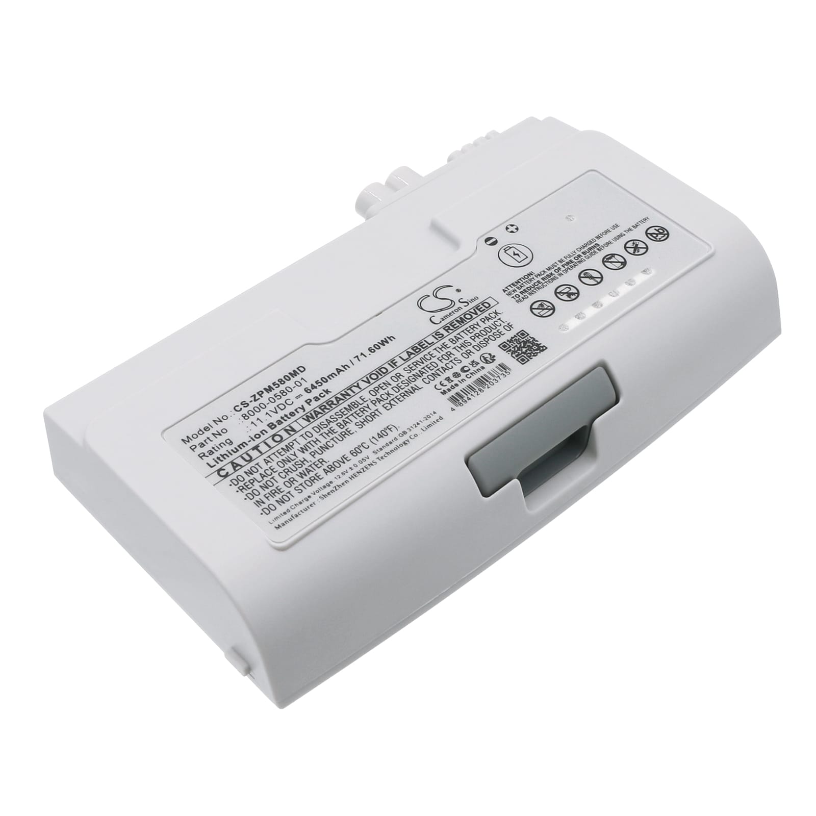 Batteri for medisinsk bruk for ZOLL SurePower II, Propaq M, Propaq MD