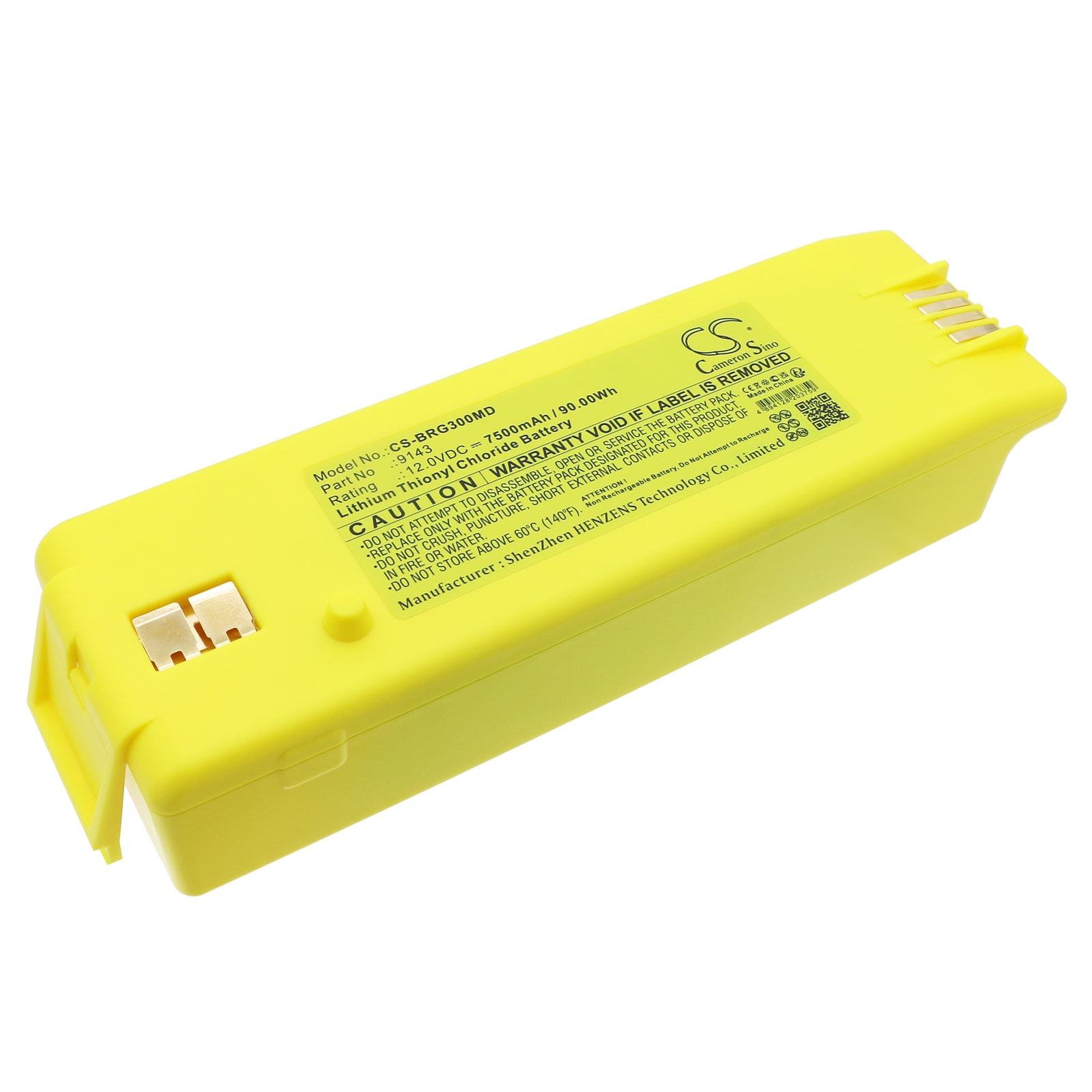 Batteri for medisinsk utstyr til Cardiac Science Powerheart AED G3, Powerheart AED G3 Plus og andre.