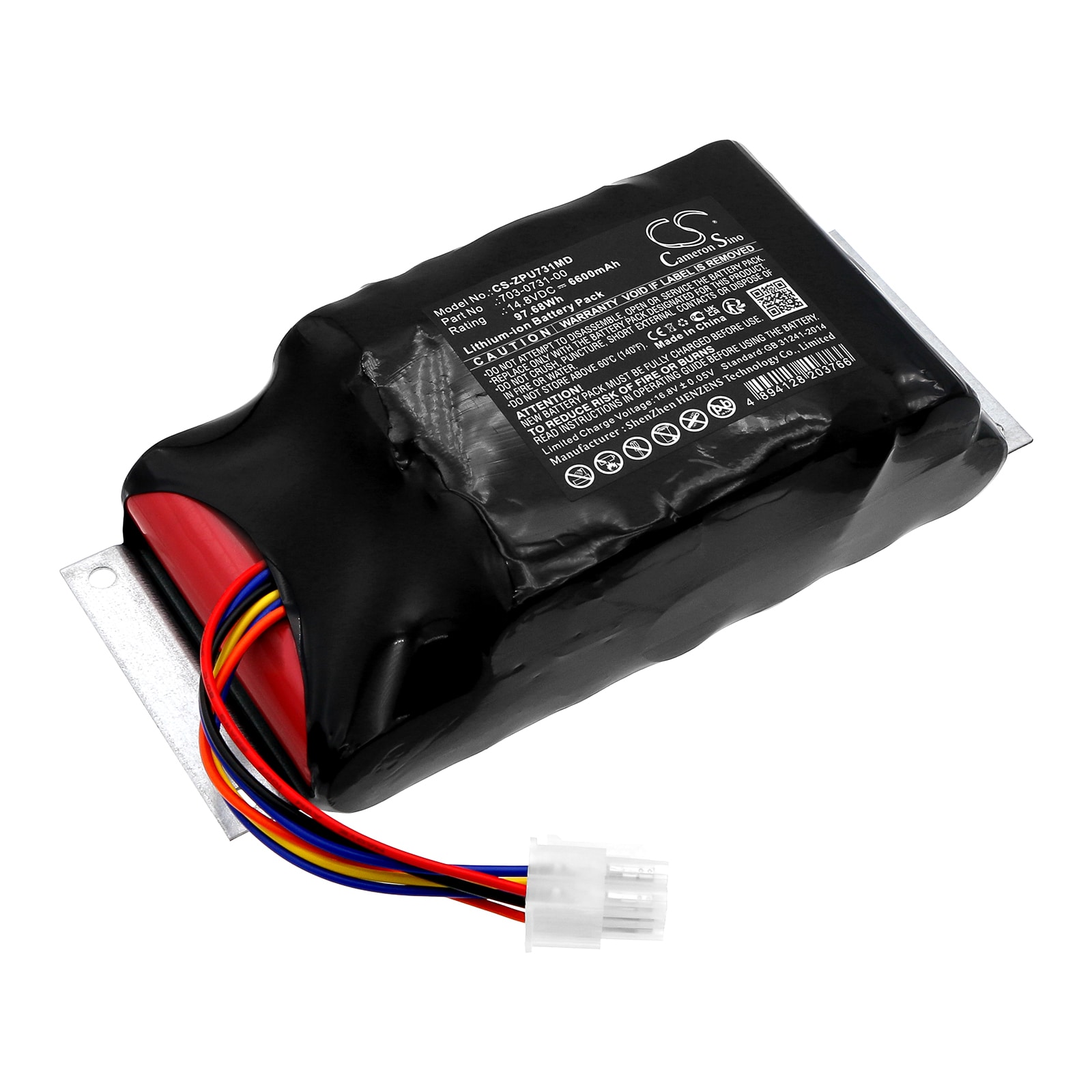 Batteri for medisinsk bruk for ZOLL UNIVENT 731 ventilator, Eagle II, EMV+ 731