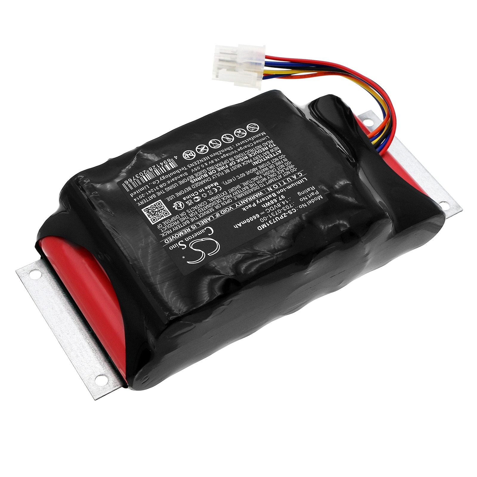 Batteri for medisinsk bruk for ZOLL UNIVENT 731 ventilator, Eagle II, EMV+ 731