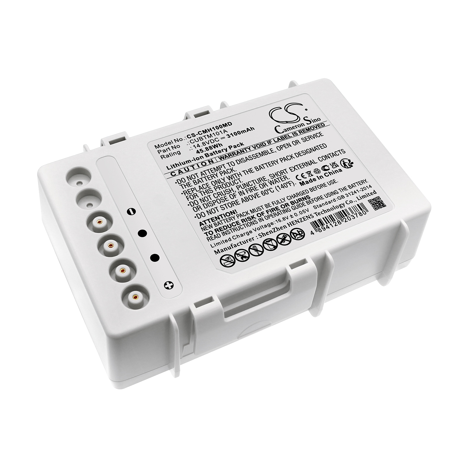 Batteri for medisinsk for CU Medical CU-HD1, LifeGain CU-HD1