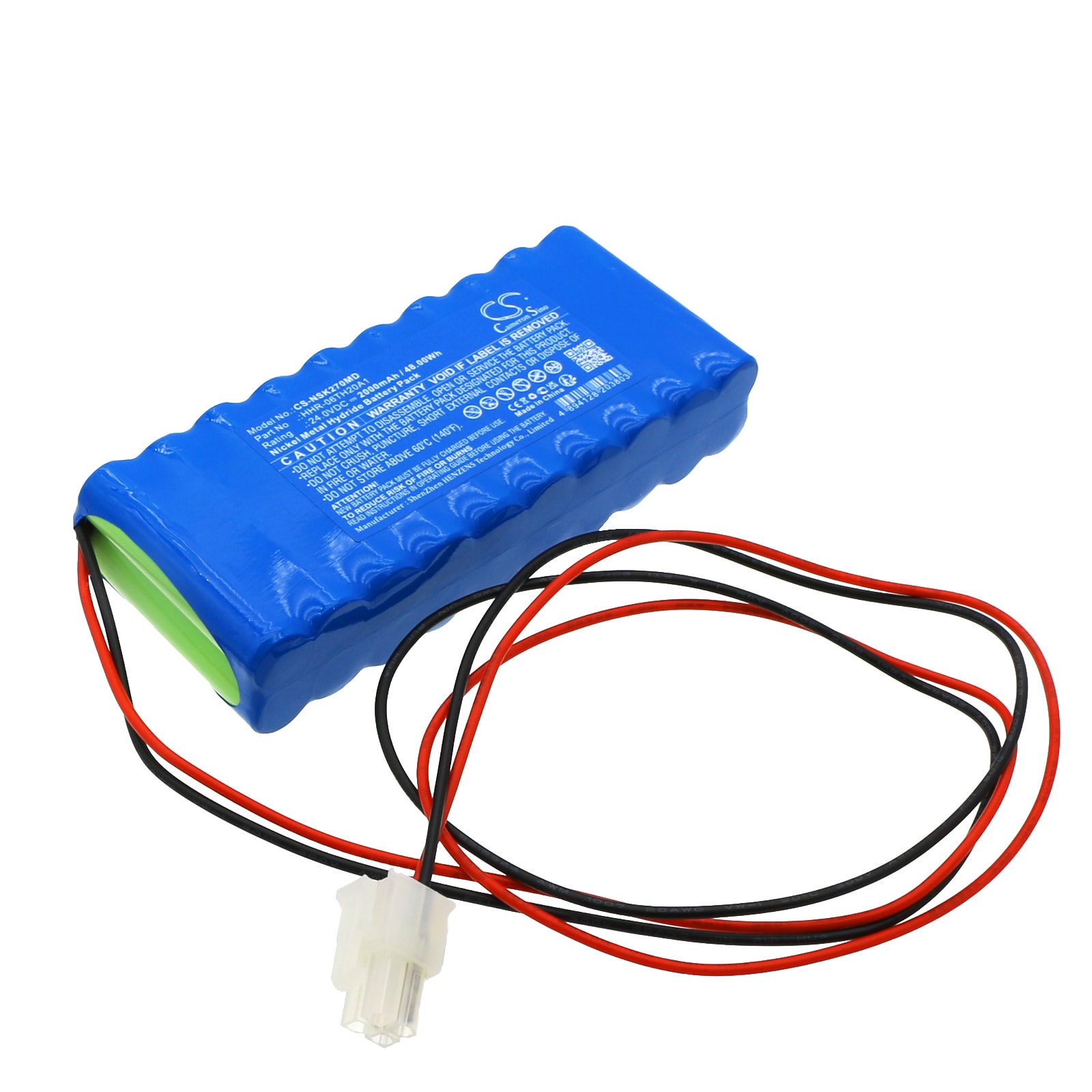 Batteri for medisinsk bruk for NIKKISO DDB-27, DBB-27