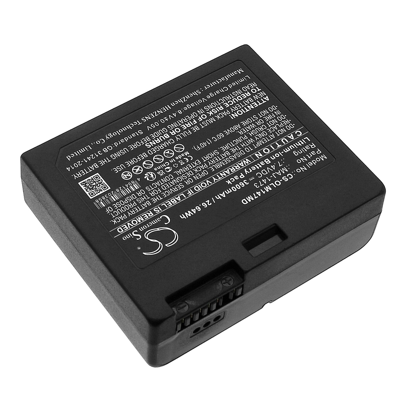 Batteri for medisinsk bruk for Olympus EndoCapsule RE-1, EndoCapsule VE-1