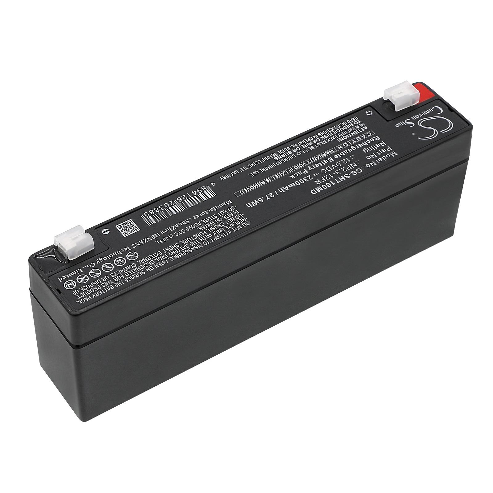 Batteri for medisinsk bruk for BIO-TEK INSTRUMENTS RF303 Analyser, SPO2 Simulator