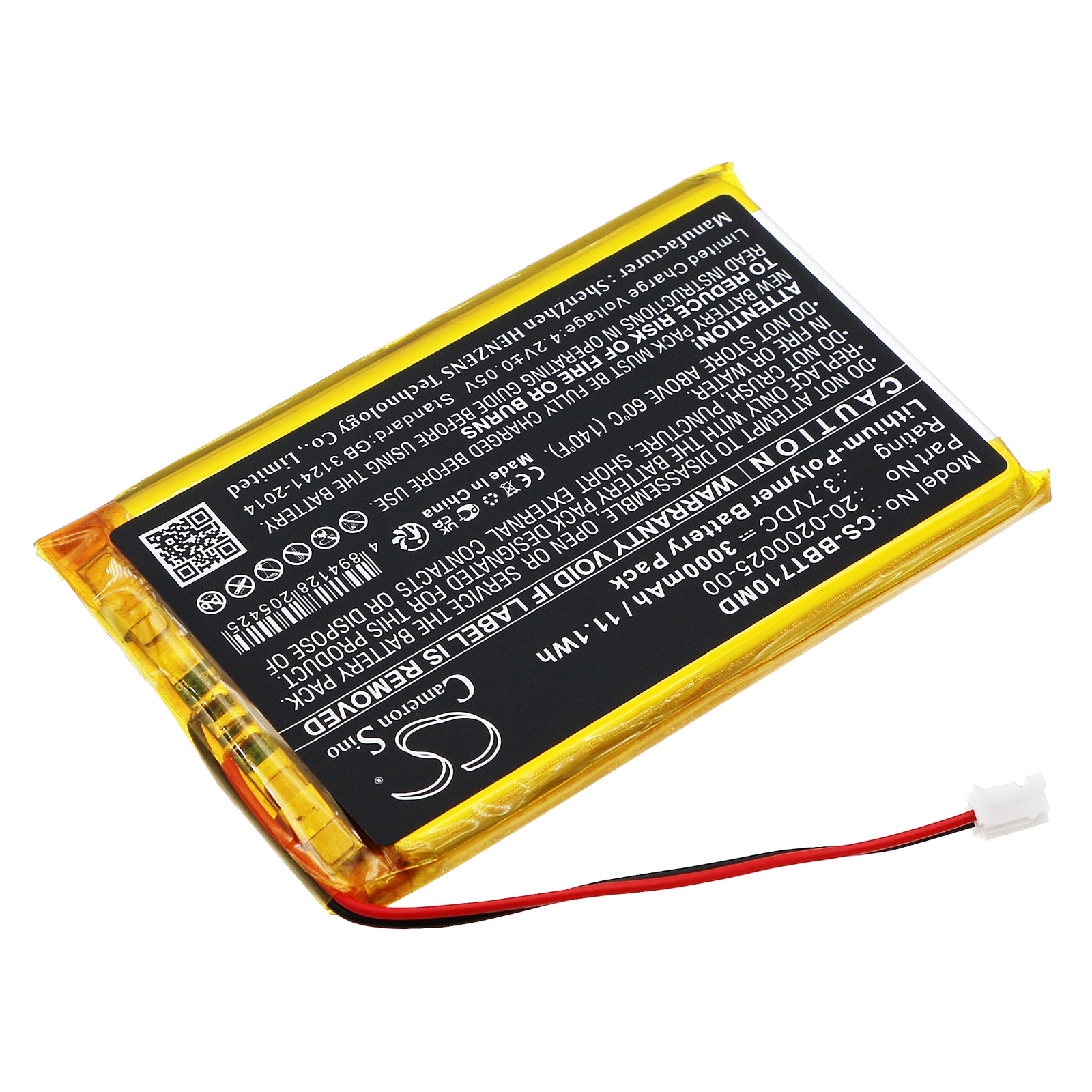 Batteri til Medical for Bistos BT-710 pulsoksymeter