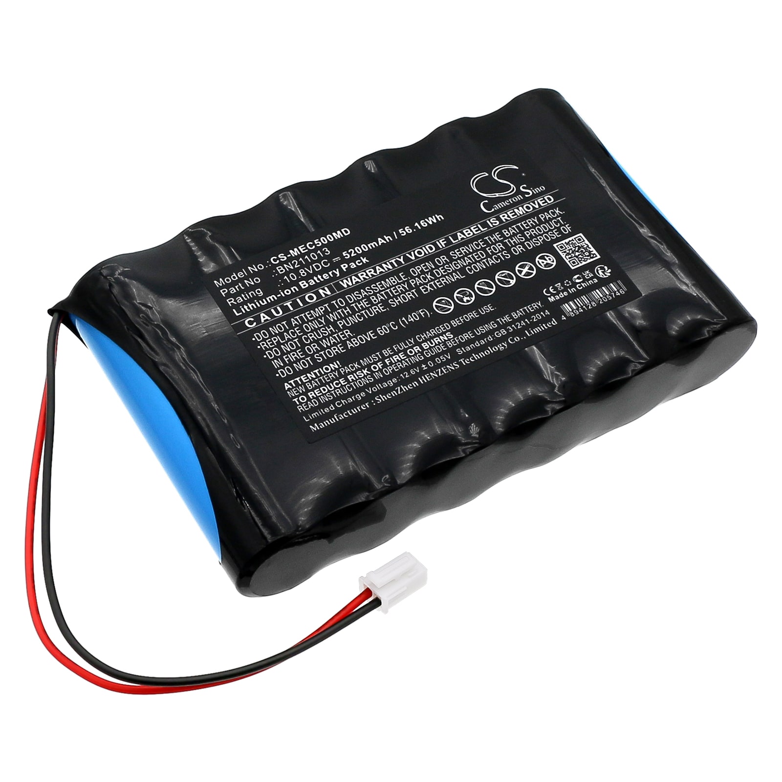 Batteri for medisinsk for medisinsk Econet Compact Type 9, Compact Type 7
