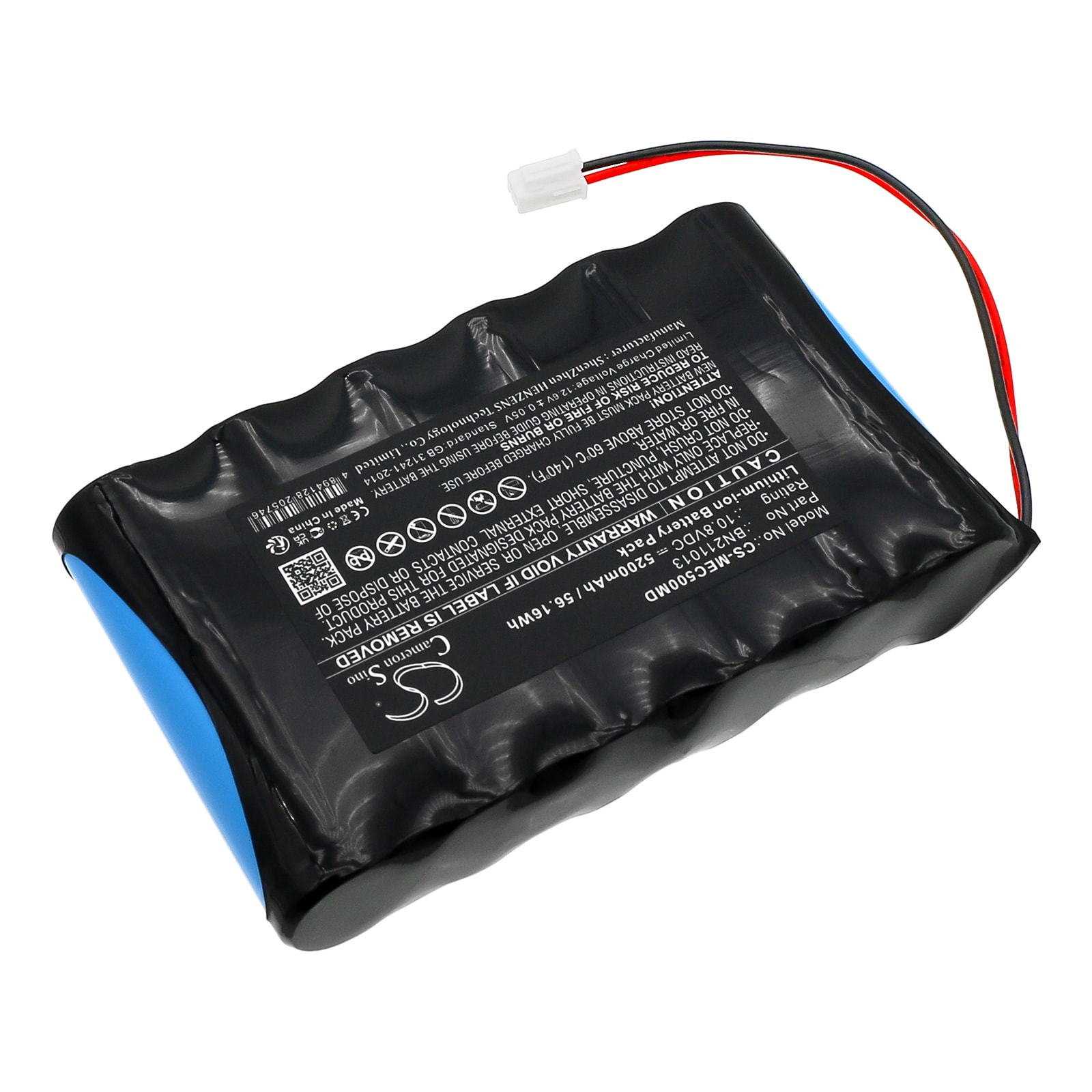 Batteri for medisinsk for medisinsk Econet Compact Type 9, Compact Type 7