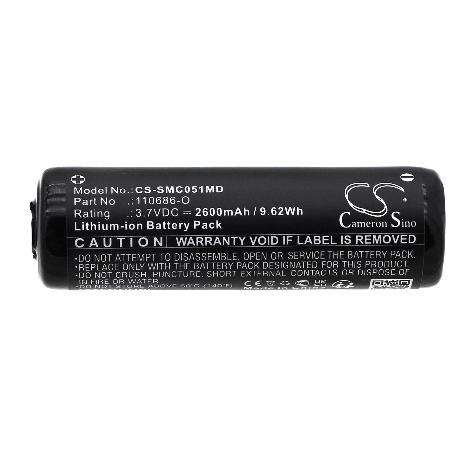 Batteri for medisinsk for Somno Medics SomnoScreen type SSC051