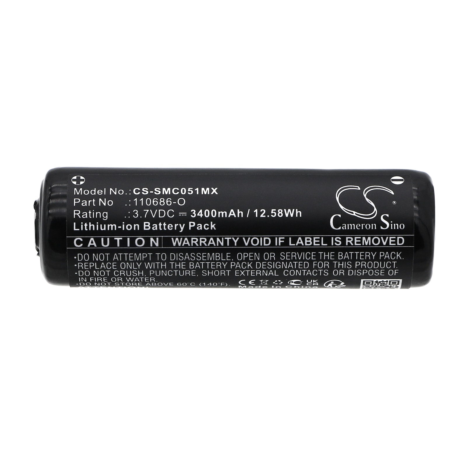 Batteri for medisinsk for Somno Medics SomnoScreen type SSC051