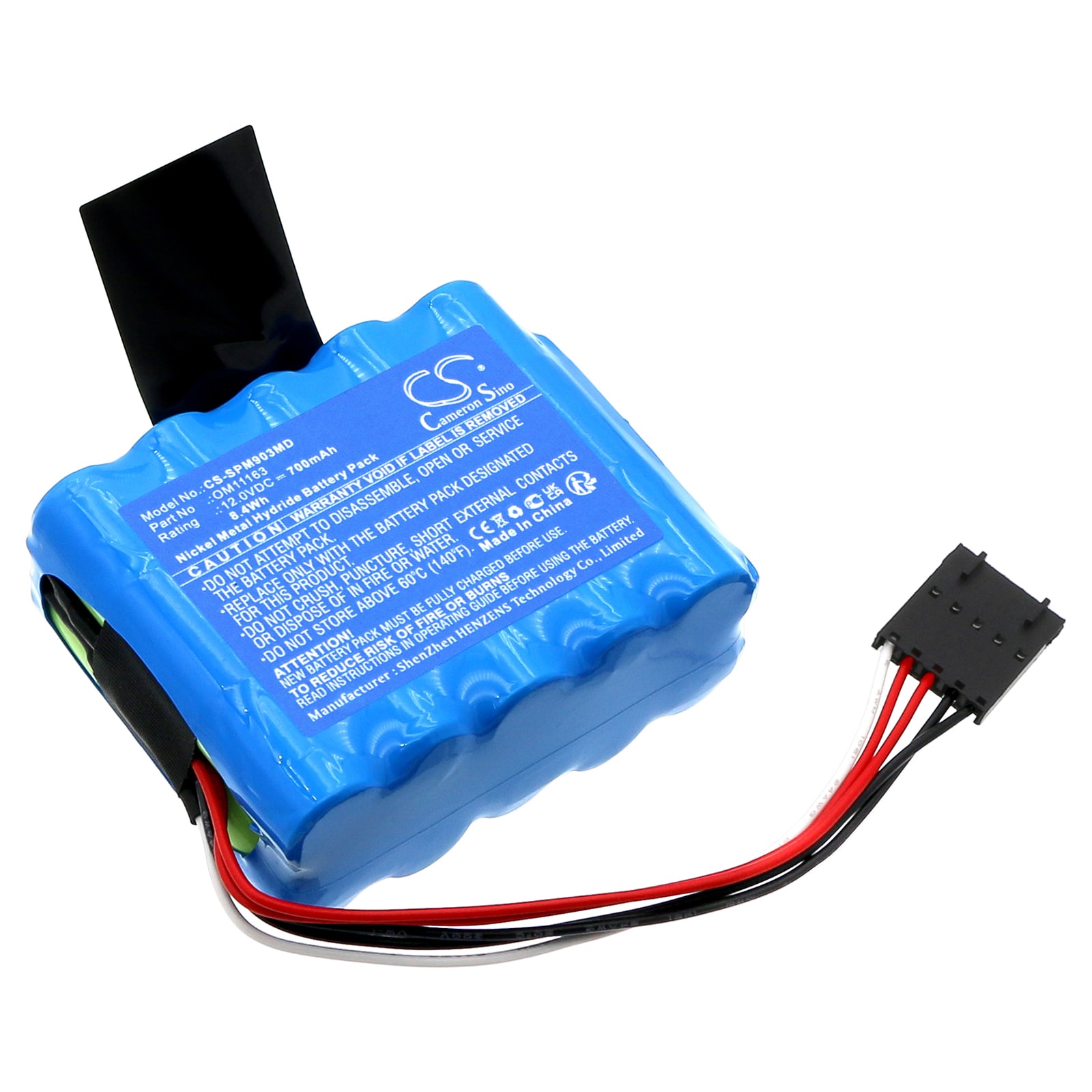 Batteri for medisinsk bruk for Spacelabs 91387 pasientmonitor, 90387, 90499 og andre.