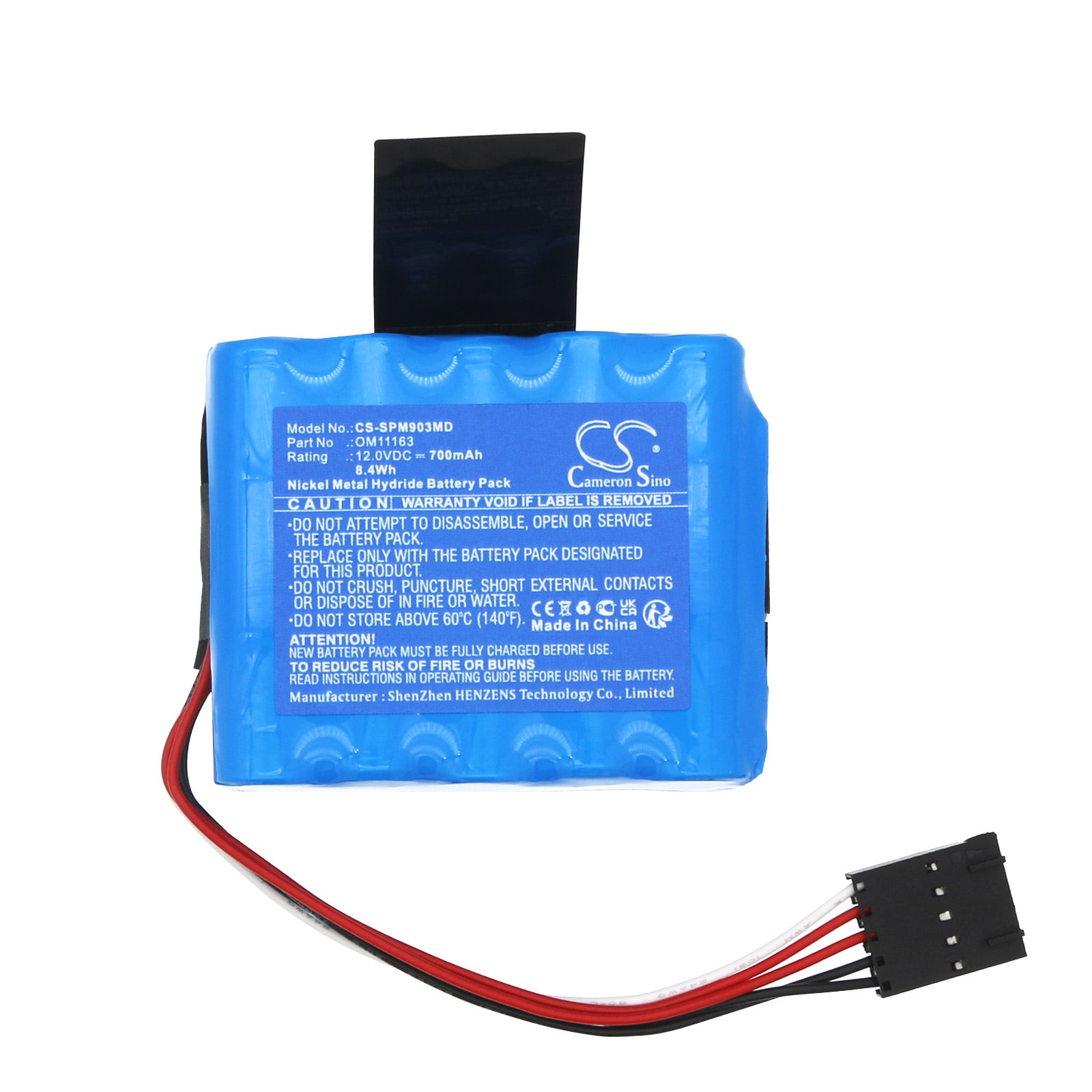 Batteri for medisinsk bruk for Spacelabs 91387 pasientmonitor, 90387, 90499 og andre.