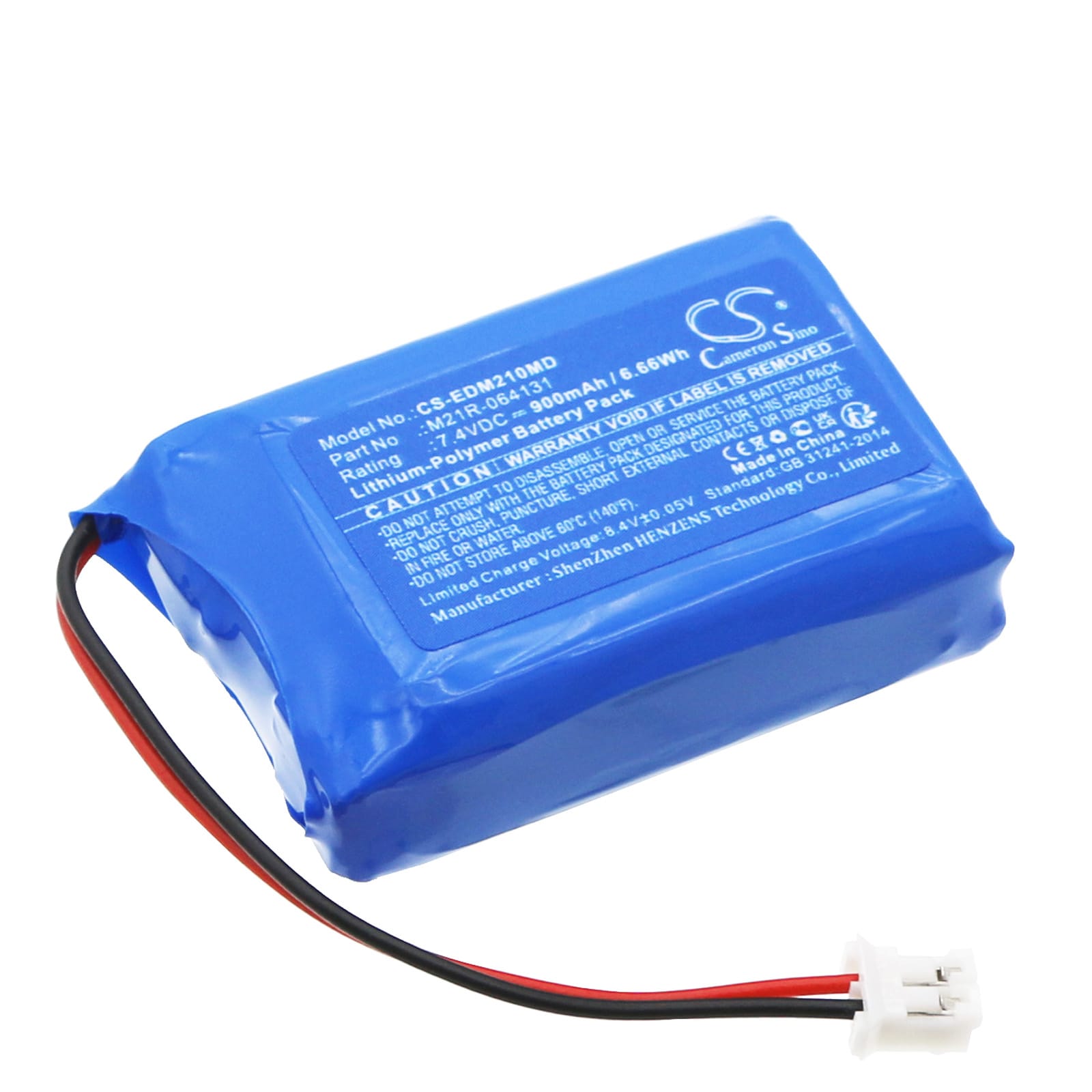 Batteri for medisinsk for EDAN Pro II Doppler, Sonotrax II Doppler