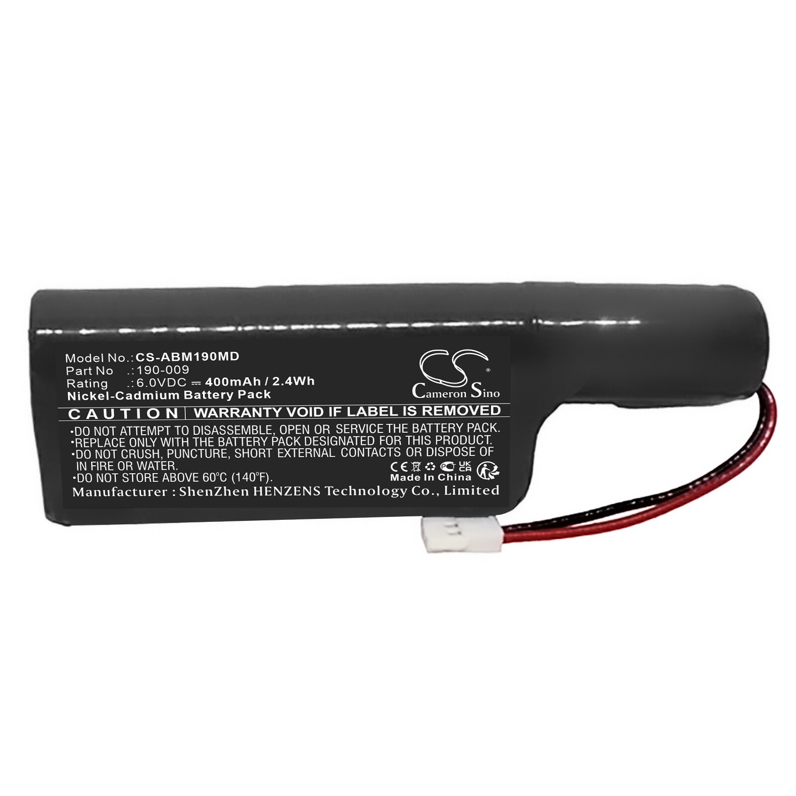 Batteri for medisinsk bruk for Alcon Autokeratometer, KeratoMeter