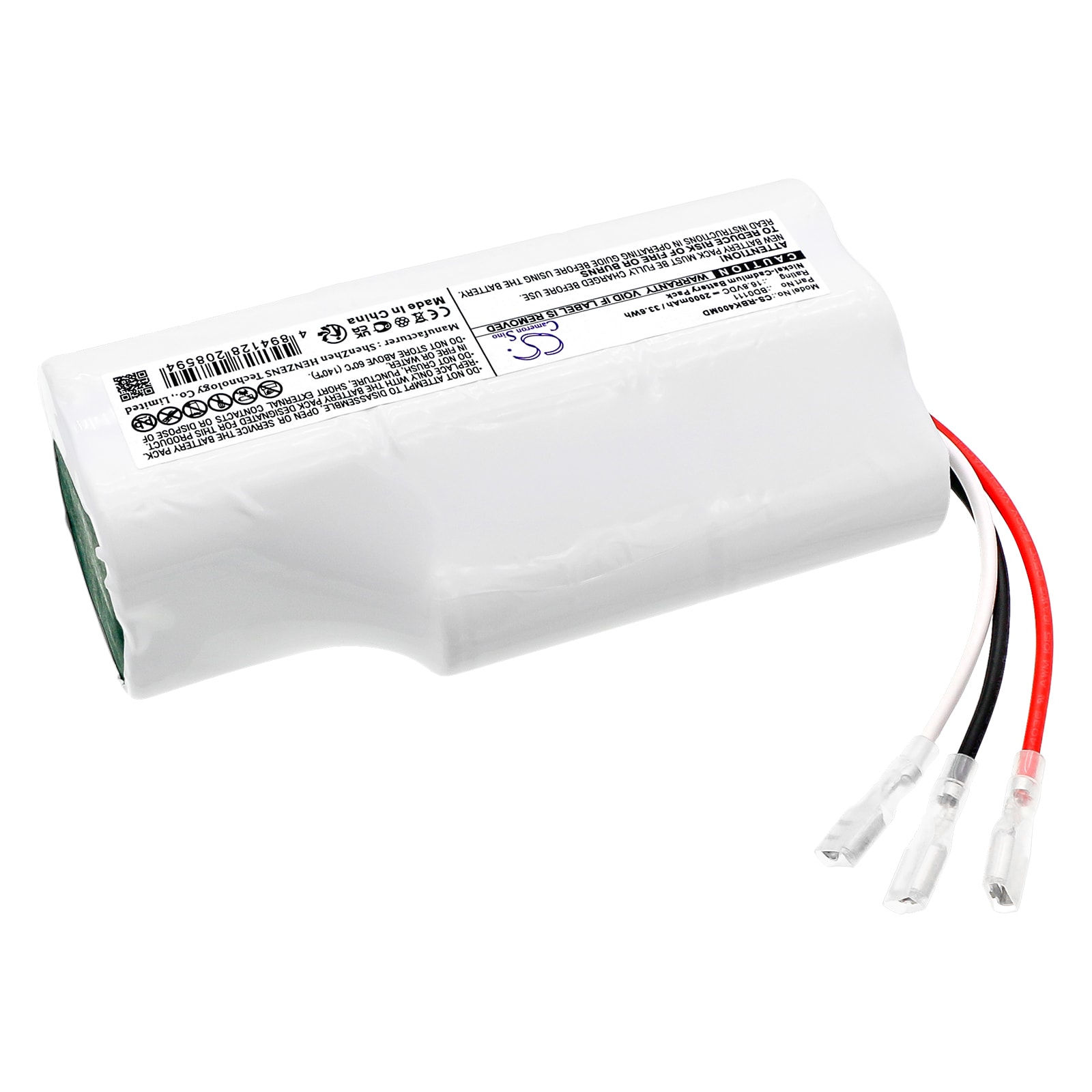 Batteri for medisinsk utstyr til Rauland-Borg R4KBK400, Responder Nurse Call R4000
