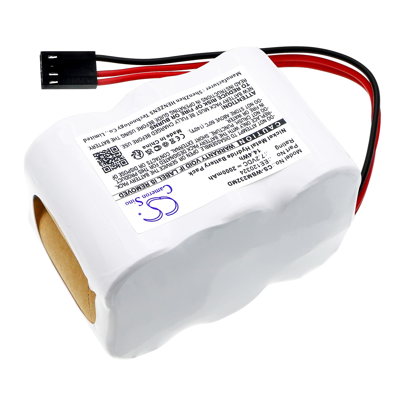Batteri for medisinsk for Welch-Allyn manuelt audiometer 5200 AM232