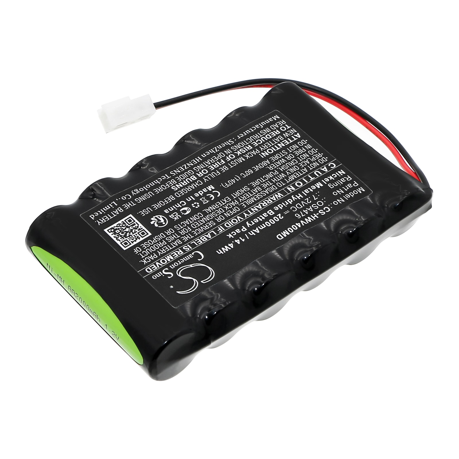 Batteri for medisinsk bruk for H-Wave H4, OTC