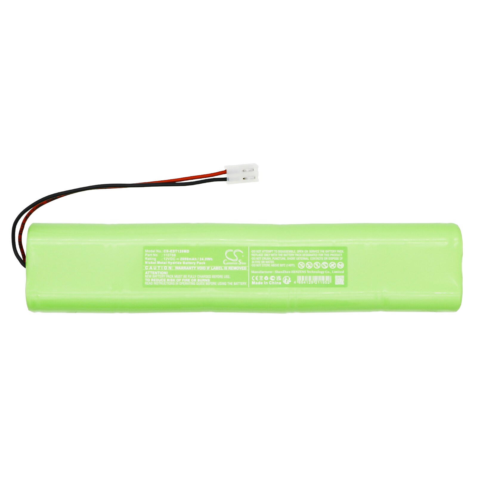 Batteri for medisinsk for Esaote ECG Personal 120