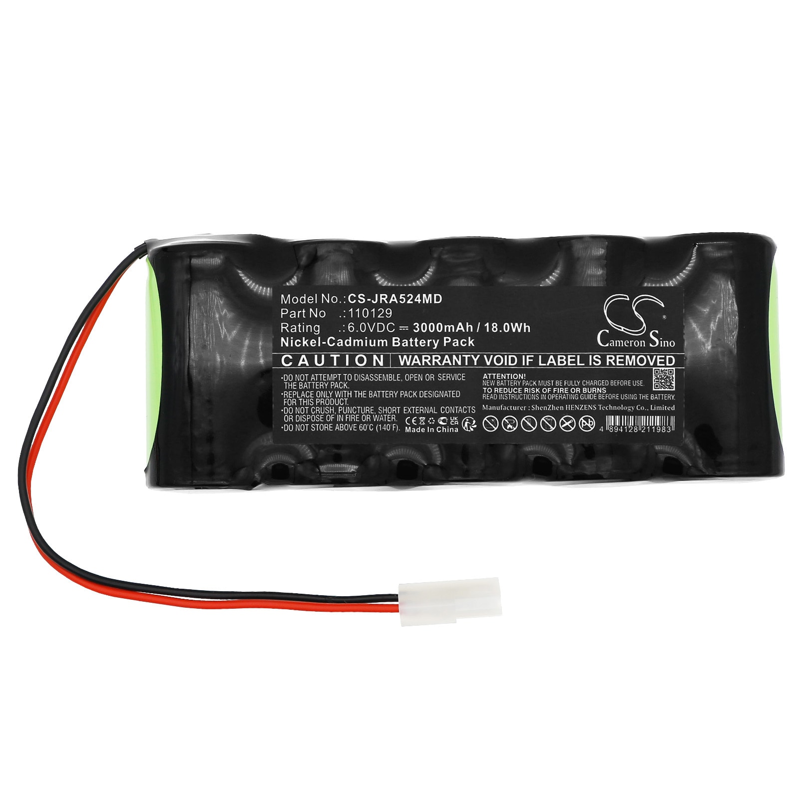 Batteri for medisinsk for Jaeger Apnéeskjerm