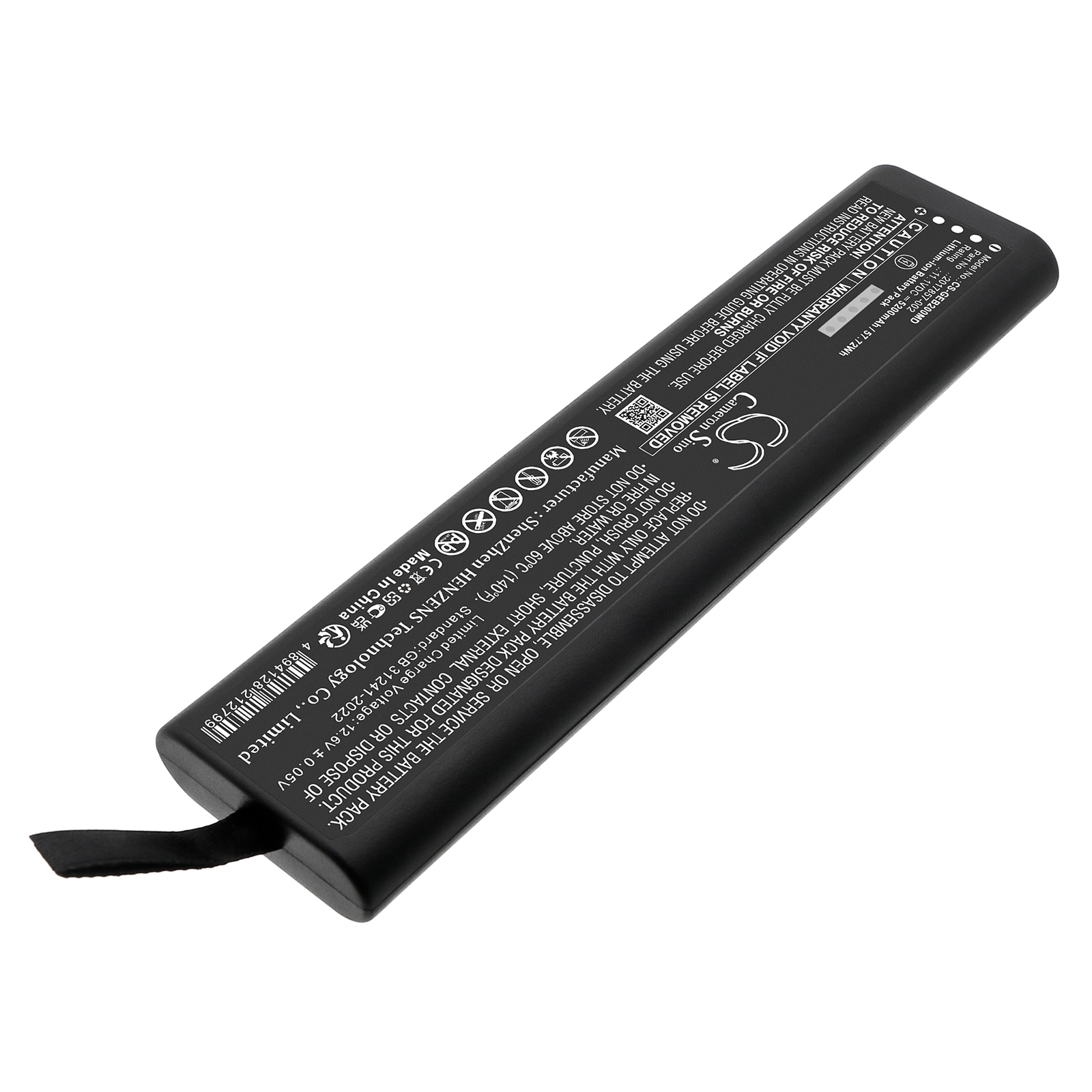 Batteri for medisinsk bruk for GE B20 Healthcare, B30 Healthcare, B40 Healthcare og andre.