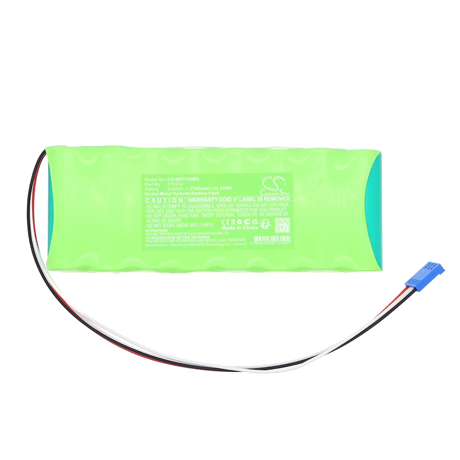 Batteri for medisinsk bruk til Schiller AT-10 Plus EKG-maskin, AT10 plus, AT10+ osv.