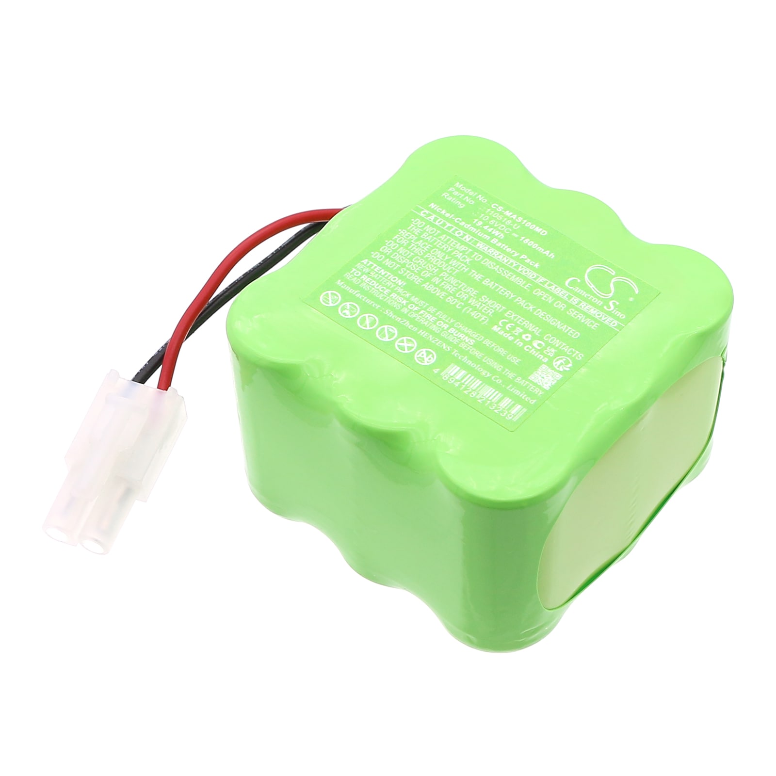 Batteri for medisinsk bruk til Merck Millipore Air Sampler MAS-100, MAS-AC-6009