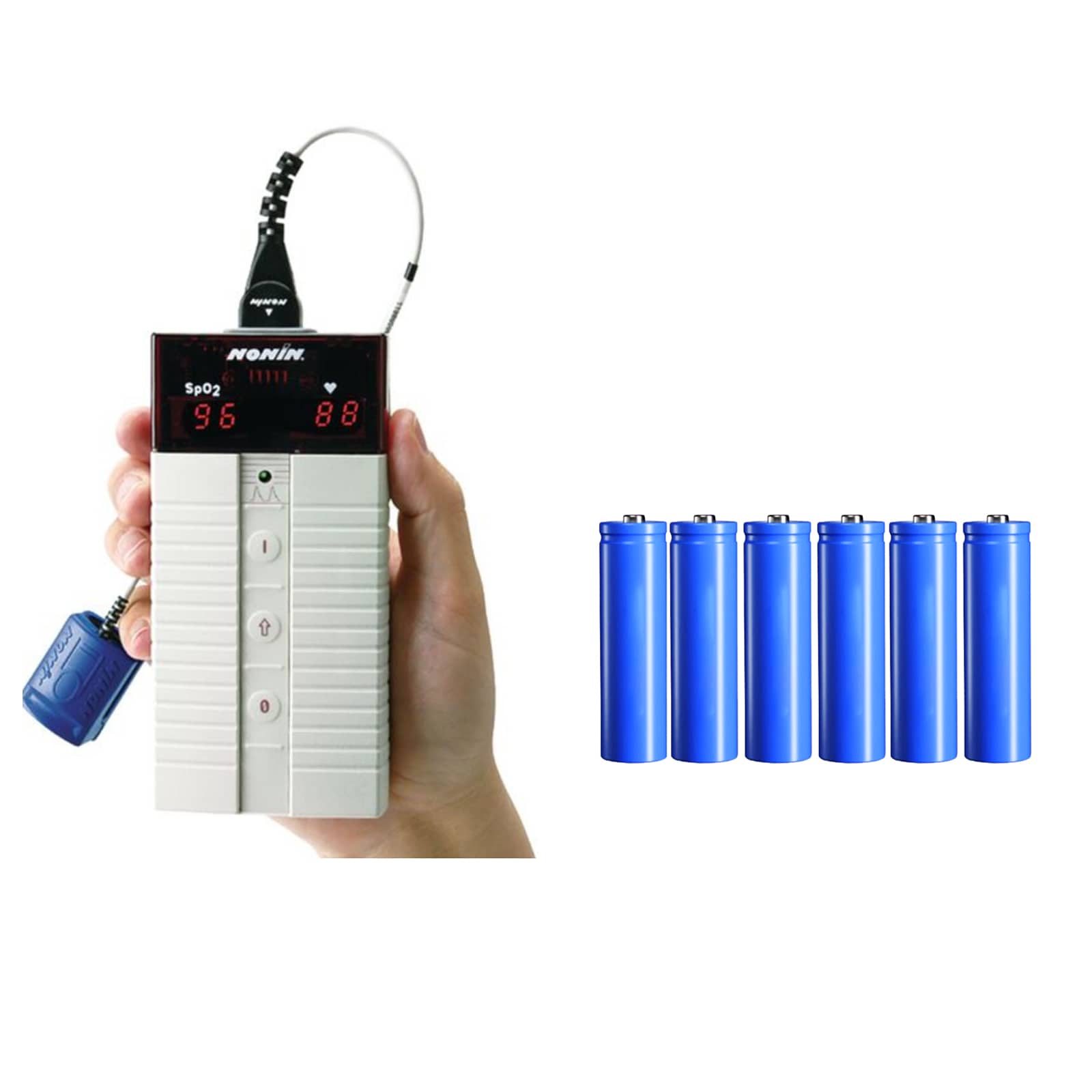 Batteri for medisinsk bruk til NONIN 8500