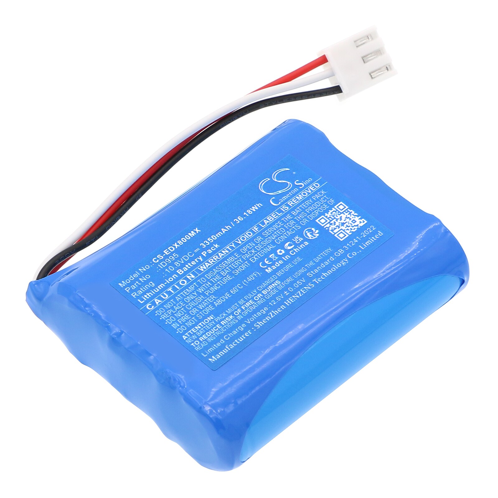 Batteri for medisinsk bruk for EDAN EPM5, EPM7, EPM8 osv.