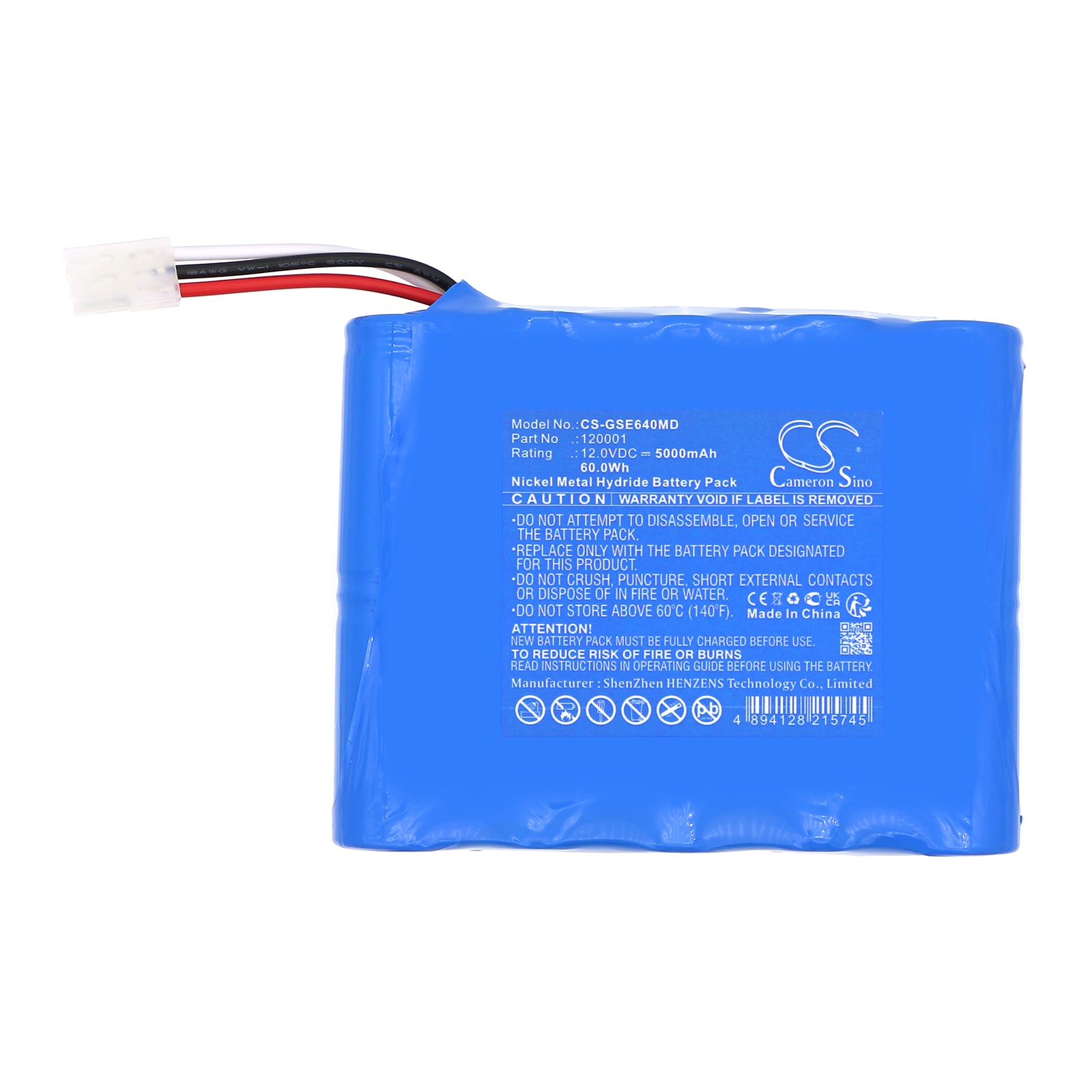Batteri for medisinsk for Genesis Sealer Rapid Seal SE640