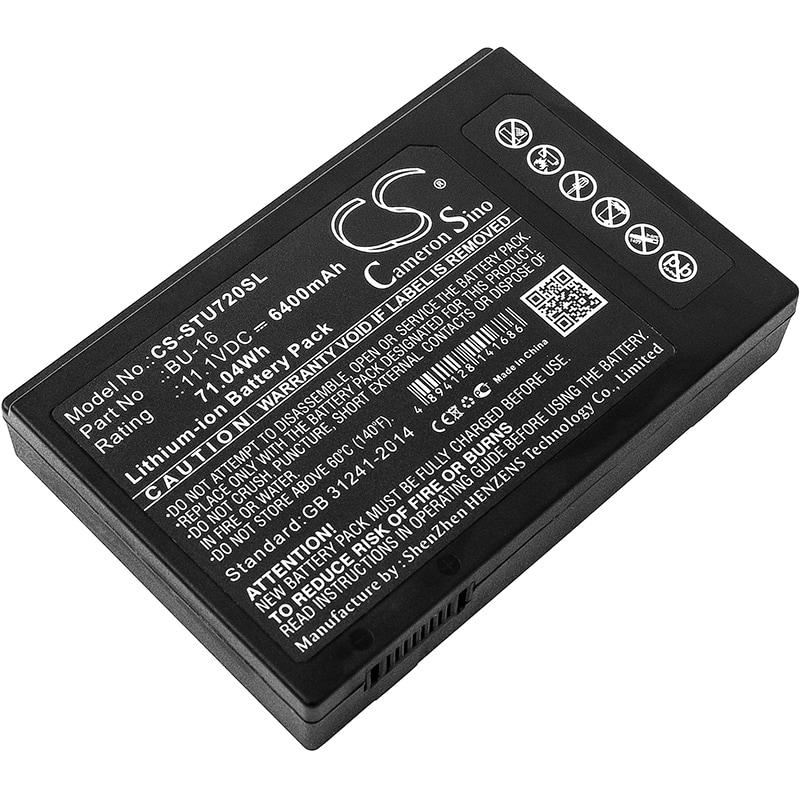 Batteri for test, undersøkelse, utstyr for Sumitomo TYPE-72, TYPE-82, TYPE-Q102