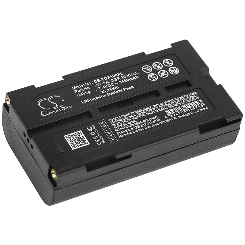 Batteri for test, undersøkelse, utstyr for Topcon SX-1, GP-SX1