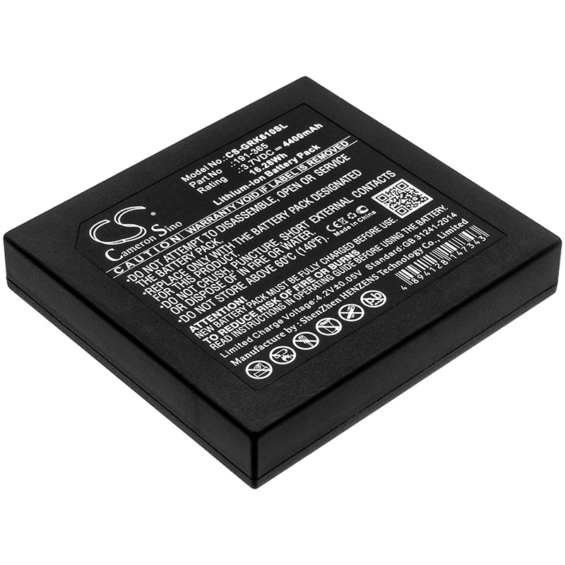 Batteri for test, undersøkelse, utstyr for GE Druck IO620, DPI 620/G og andre