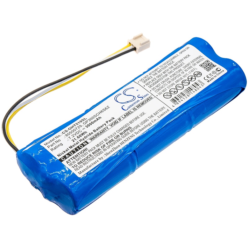 Batteri for test, undersøkelse, utstyr for Ohaus Defender 5000 benkvekt, T51P og andre.