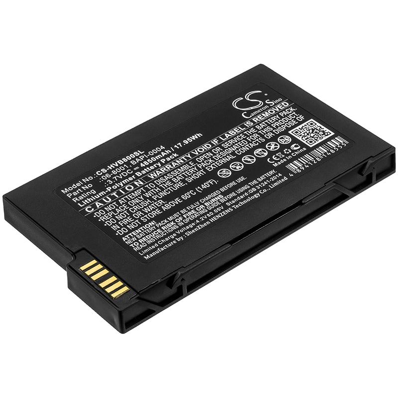 Batteri for test, undersøkelse, utstyr for HumanWare BrailleNote, VoiceNote Apex