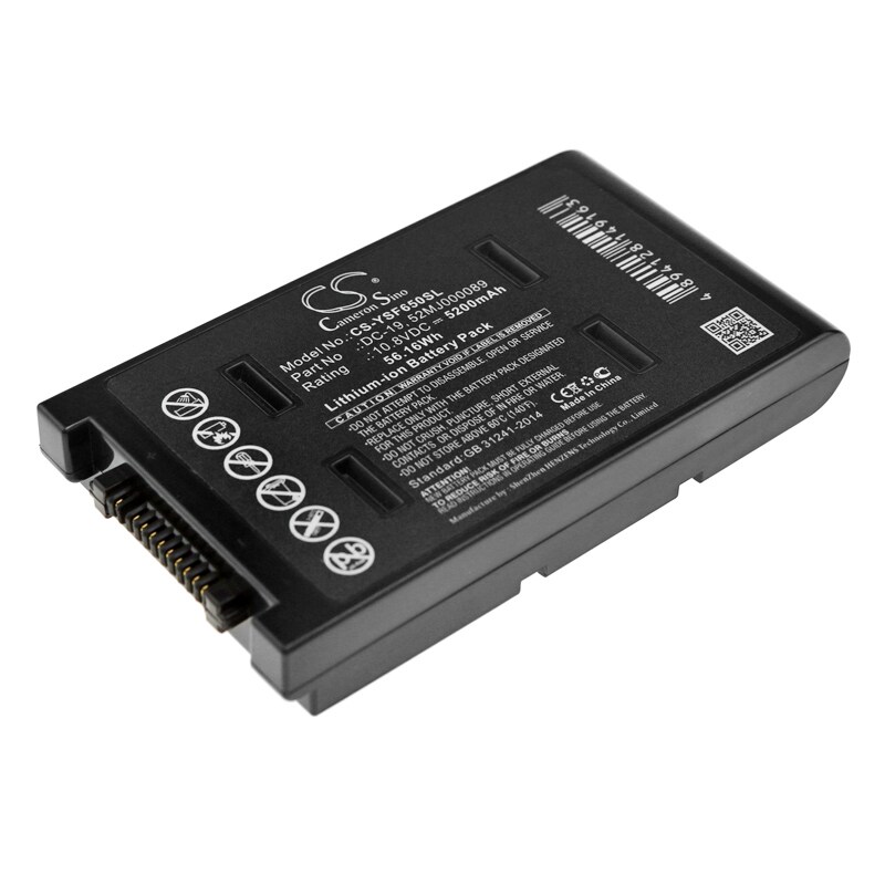 Batteri for test, undersøkelse, utstyr for YUT SF620, SF650, SF760 etc.