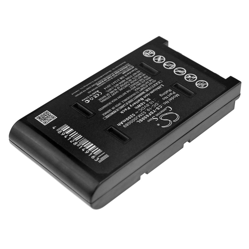Batteri for test, undersøkelse, utstyr for YUT SF620, SF650, SF760 etc.