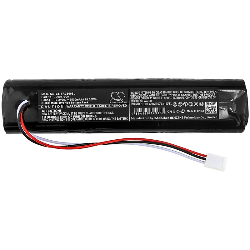 Batteri for test, undersøkelse, utstyr for Trilithic 860DSP, 860DSP analysator