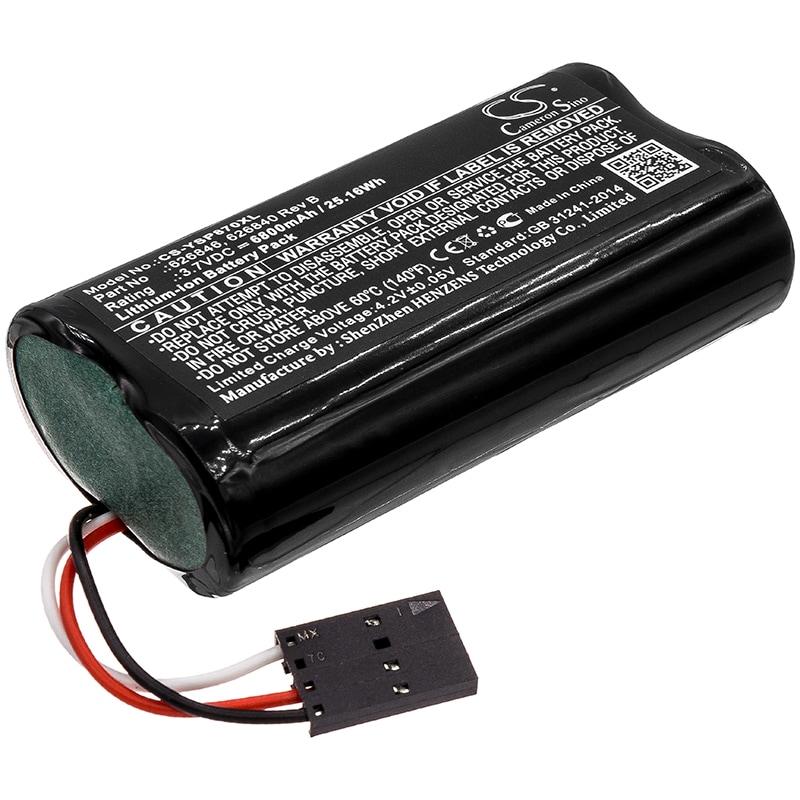 Batteri for test, undersøkelse, utstyr for YSI ProDSS, 626870-1, 626870-2 og andre.