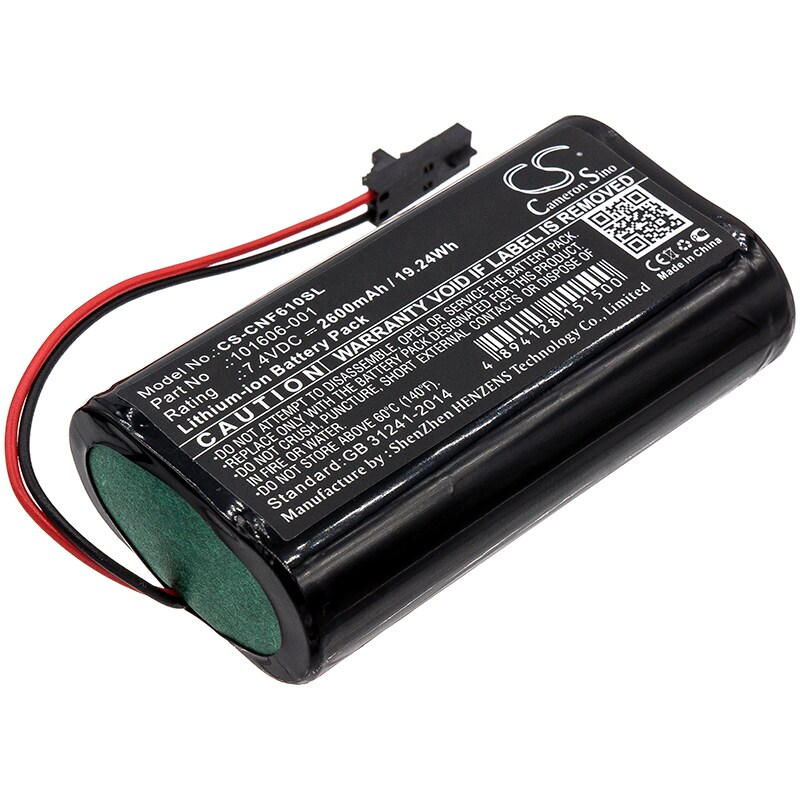 Batteri for test, undersøkelse, utstyr for ComSonics QAM Sniffer, 101610-DF