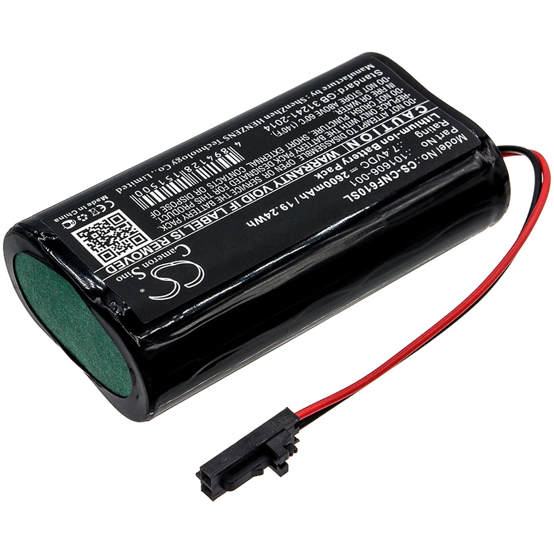 Batteri for test, undersøkelse, utstyr for ComSonics QAM Sniffer, 101610-DF