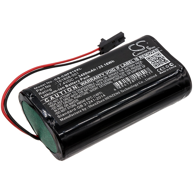 Batteri for test, undersøkelse, utstyr for ComSonics QAM Sniffer, 101610-DF