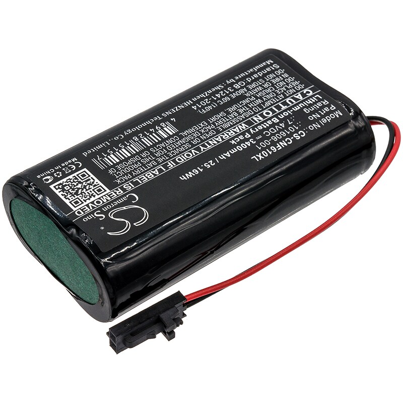 Batteri for test, undersøkelse, utstyr for ComSonics QAM Sniffer, 101610-DF