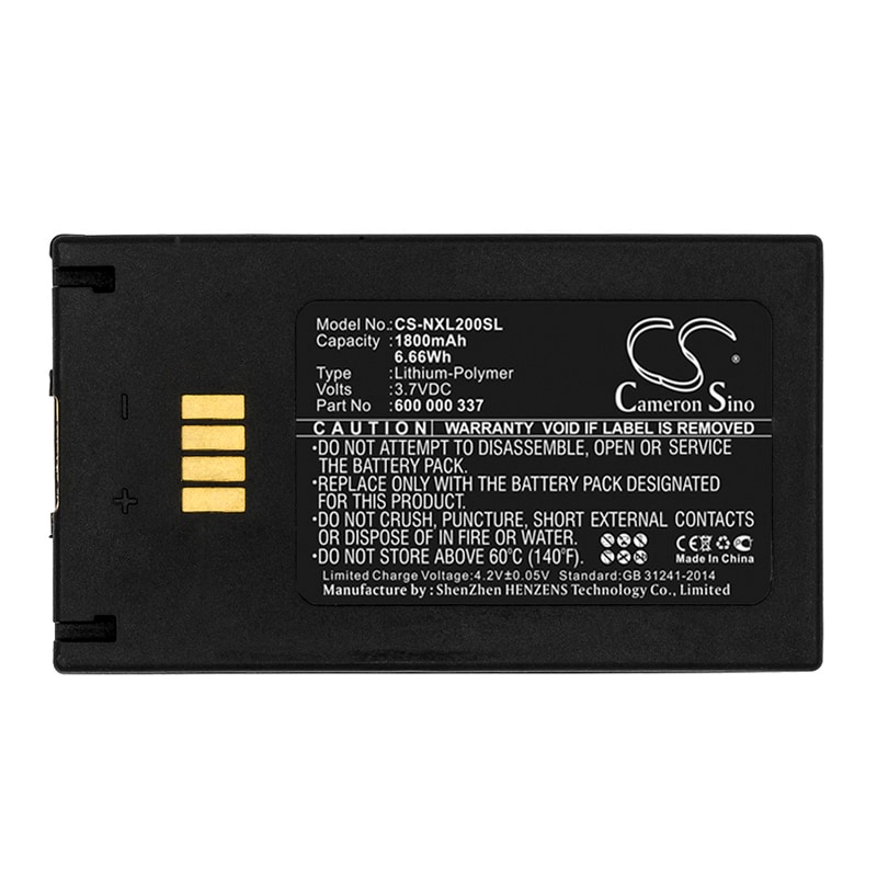 Batteri for test, undersøkelse, utstyr for NTi Audio Exel XL2, XL2, XL2 Analyser
