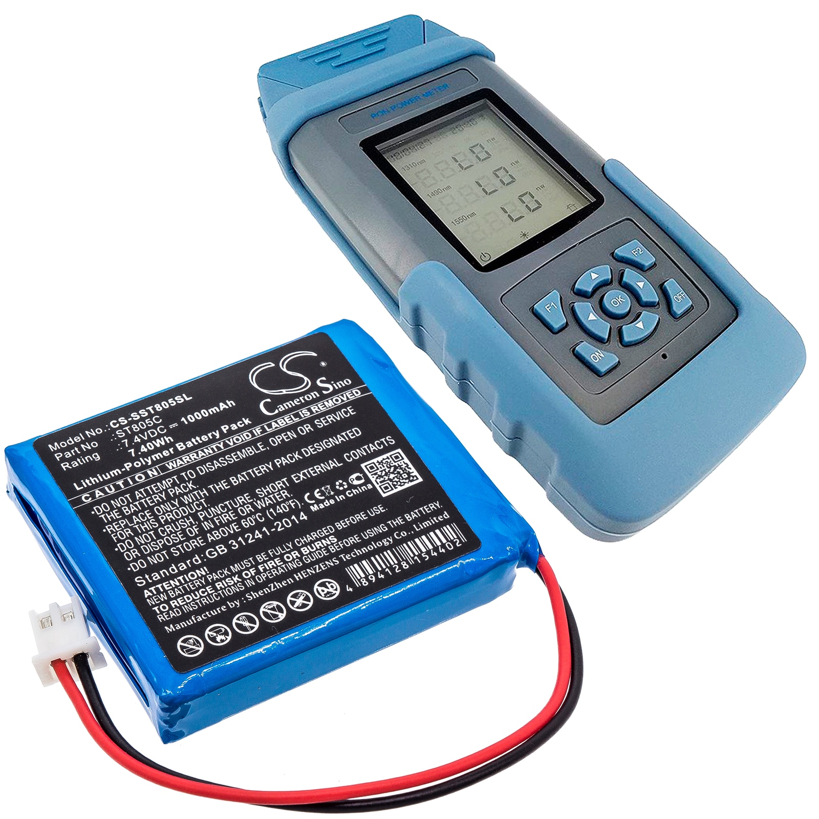 Batteri for test, undersøkelse, Utstyr for Senter ST805C